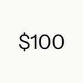 $100