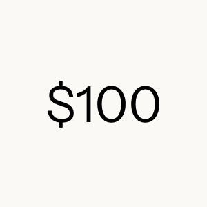 $100